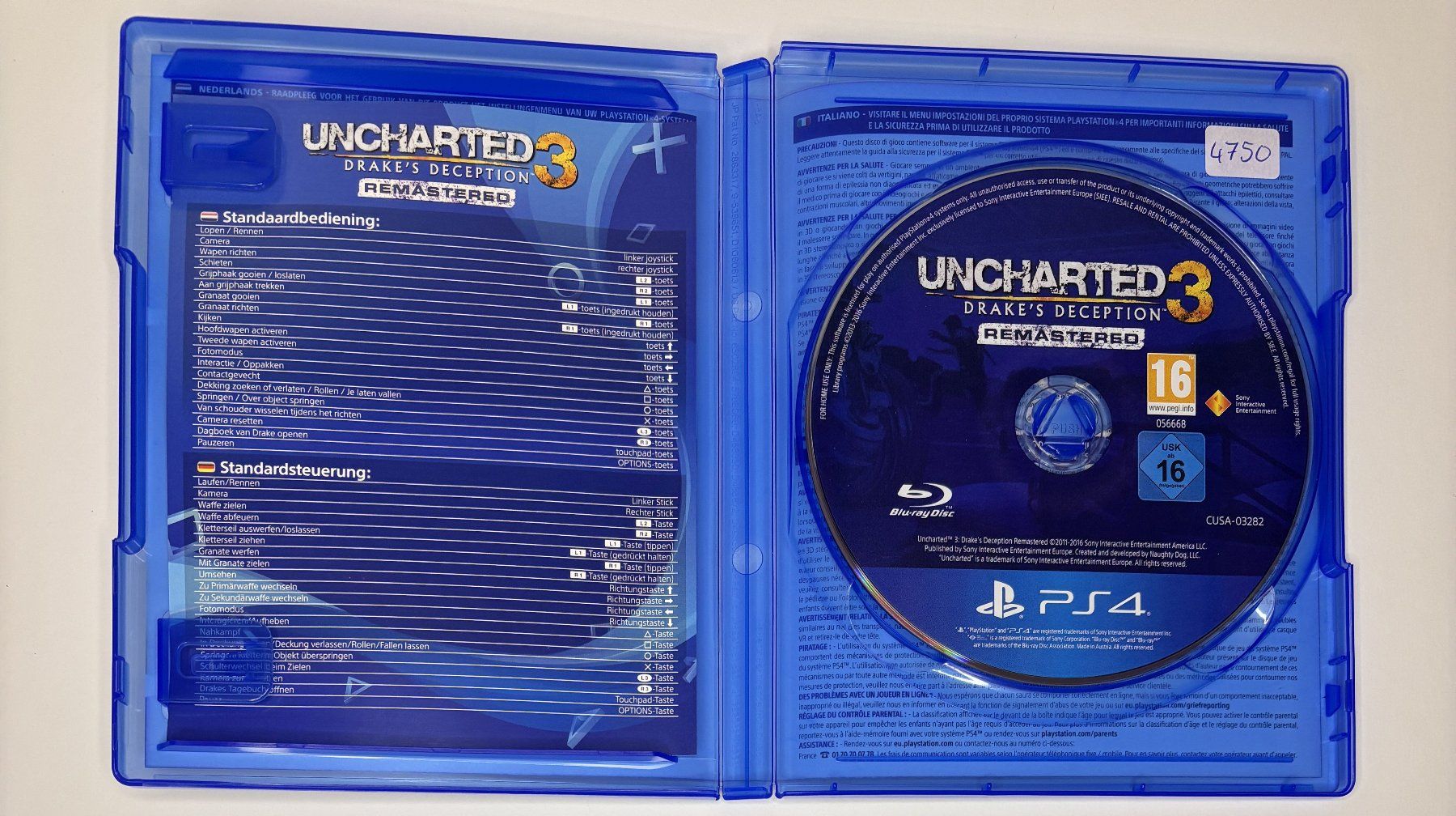 Giochi: PS4 - Uncharted 3 : Drake's Deception Remastered – Usato da Allschwil venduto da Bullach 1