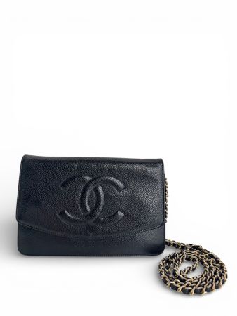 CHANEL Caviar Timeless CC Wallet On Chain WOC Tasche