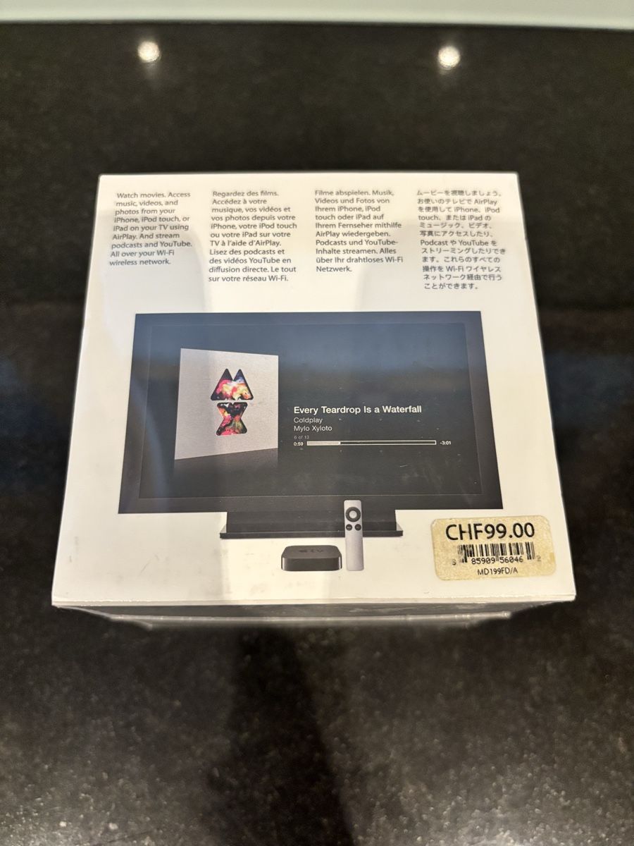 Apple Sistemi audio & multimediali: Apple TV Gerät – Nuovo e nell'imballaggio originale da Rothrist venduto da pj83 1