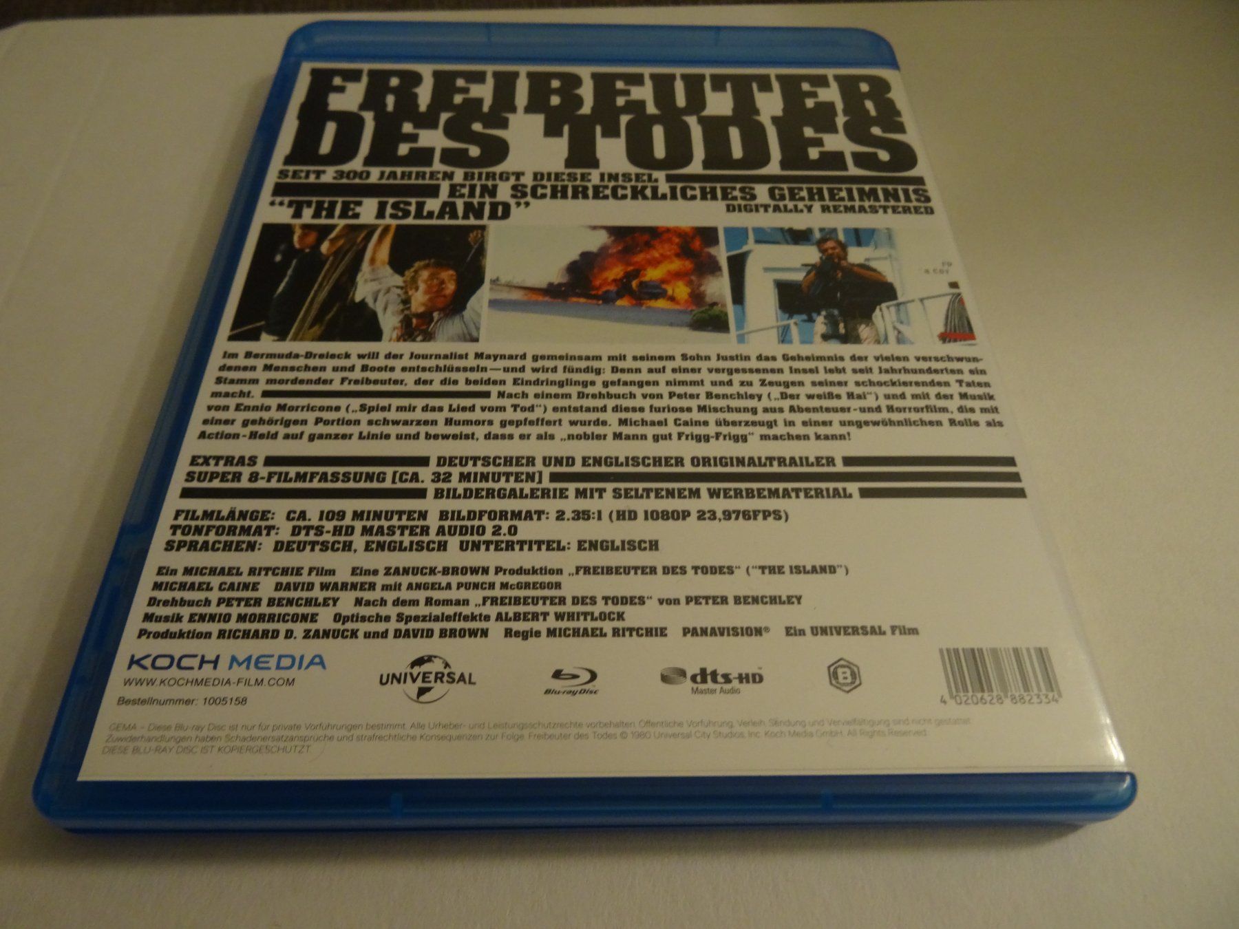 Tutti i DVDs: Blu-ray Freibeuter des Todes Michael Caine – Usato da Olten venduto da Disc-Verkauf 2