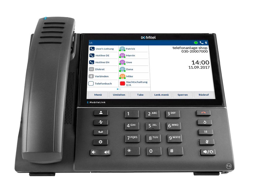 Mitel Téléphones: IP-Telefon Mitel 6940 inkl. Bluetooth-Telefonhörer – D'occasion à Münster VS par Wilo73 4