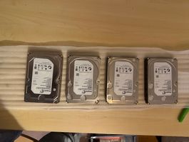 4× Seagate 6TB SAS ST6000NM0034 + LSI HBA + Kabel, Set