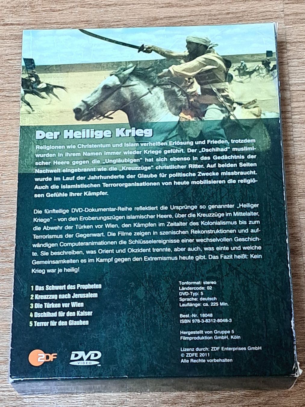 Tutti i DVDs: Der Heilige Krieg, Boxset mit 5 Discs, Kreuzzug n Jerusalem – Nuovo (secondo la descrizione) da Unterseen venduto da Kanica 1