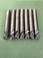 7x Schaftfräser, Carbide end mill, Ø 10 mm