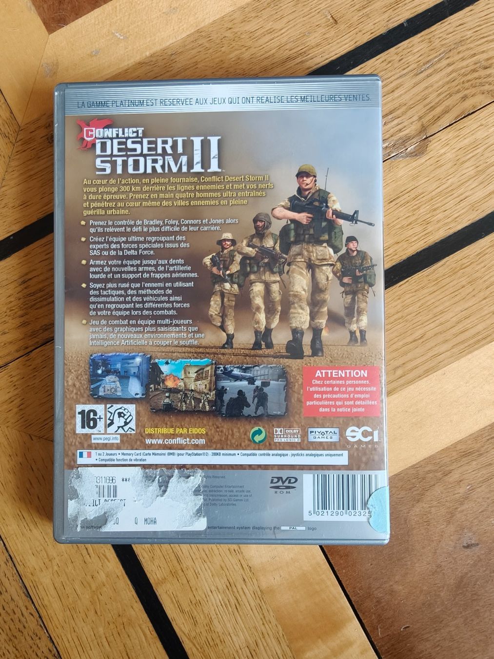 Sony Giochi: Desert Storm II PS2 Platinum FR Collector – Usato da La Chaux-de-Fonds venduto da glad0s 2