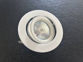 55 Stück Alurahmen weiss für Deckeneinbauspots