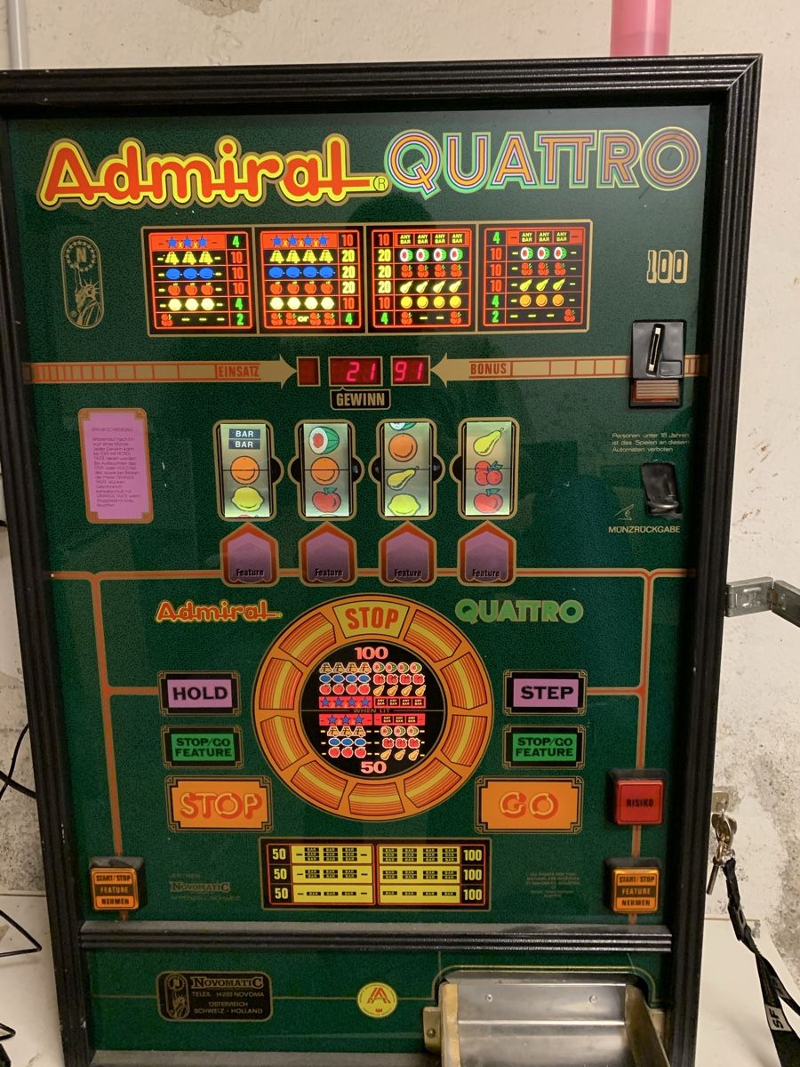 Spielautomaten: Admiral Quatttro – Gebraucht aus Oetwil am See von wue_b6jd 2