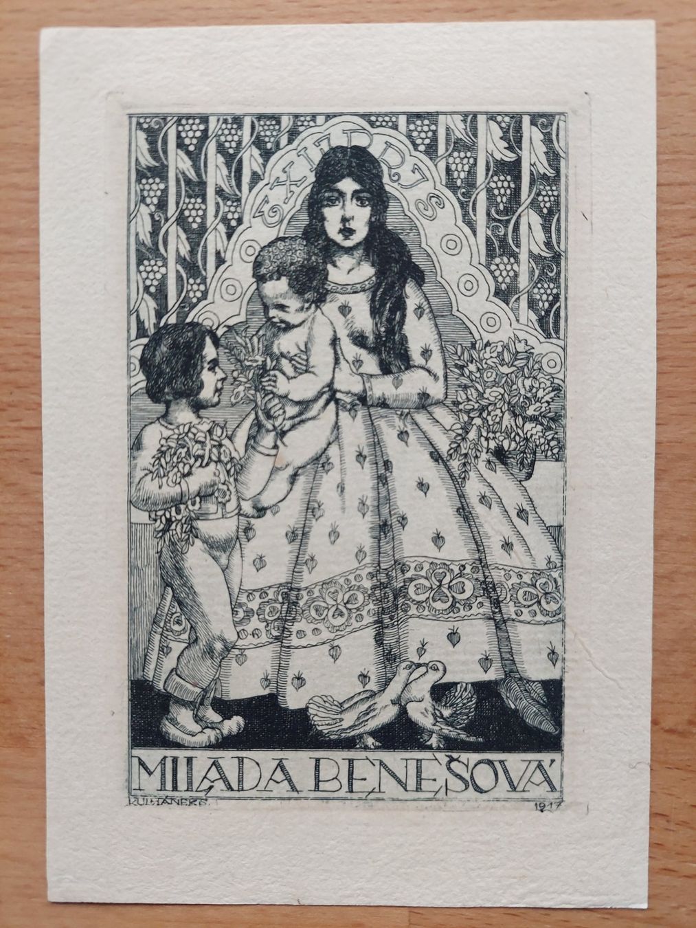 Gemälde: Exlibris Stanislav Kulhanek - Original Radierung – Gebraucht aus Obfelden von Exlibris-Art