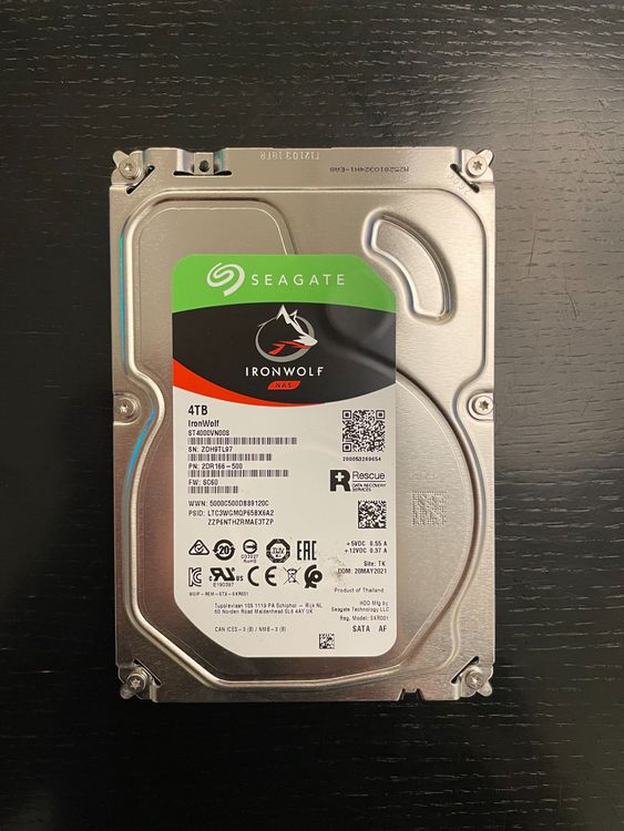 Speicherkarte Iron Wolf 4tb Von Seagate Kaufen Auf Ricardo 9299