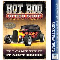 Blechschild-FORD HOT ROD SPEED SHOP - 30 x 40 cm