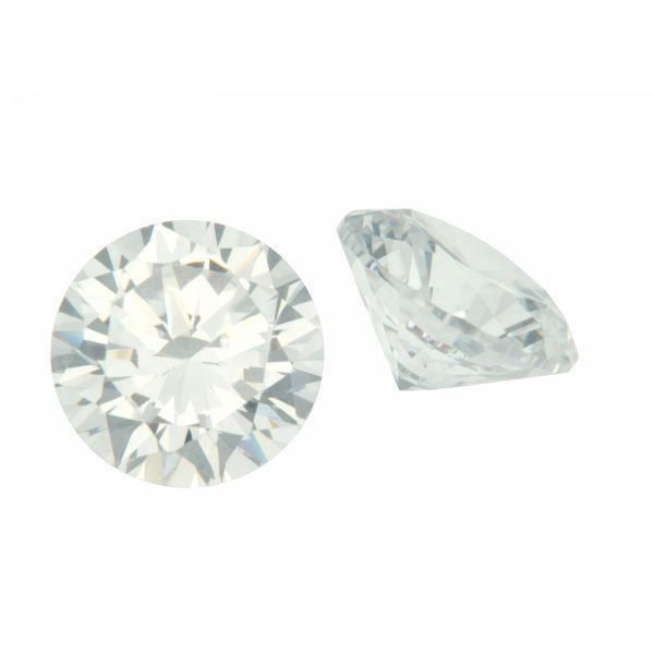 Orecchini pendenti & Orecchini a lobo: Zirkonia Weiss / 8mm rund / 5Stk – Nuovo e nell'imballaggio originale da Kradolf venduto da oxanab