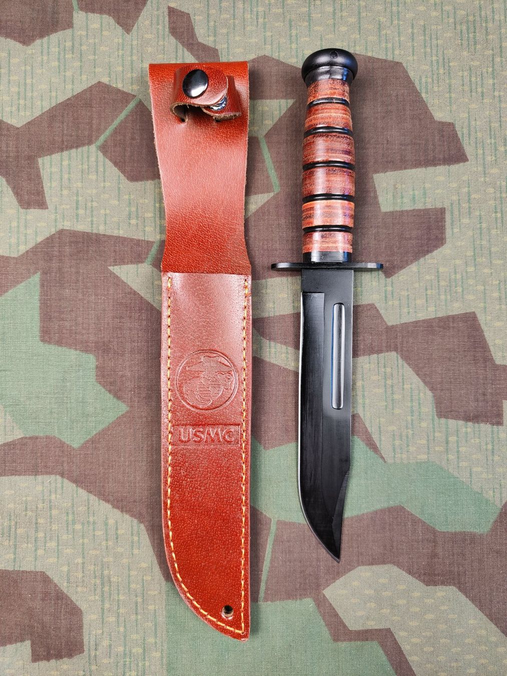 US Army Uniformen: KA-BAR Messer, Reproduktion – Neu (gemäss Beschreibung) aus Bauma von SwissMilitaria