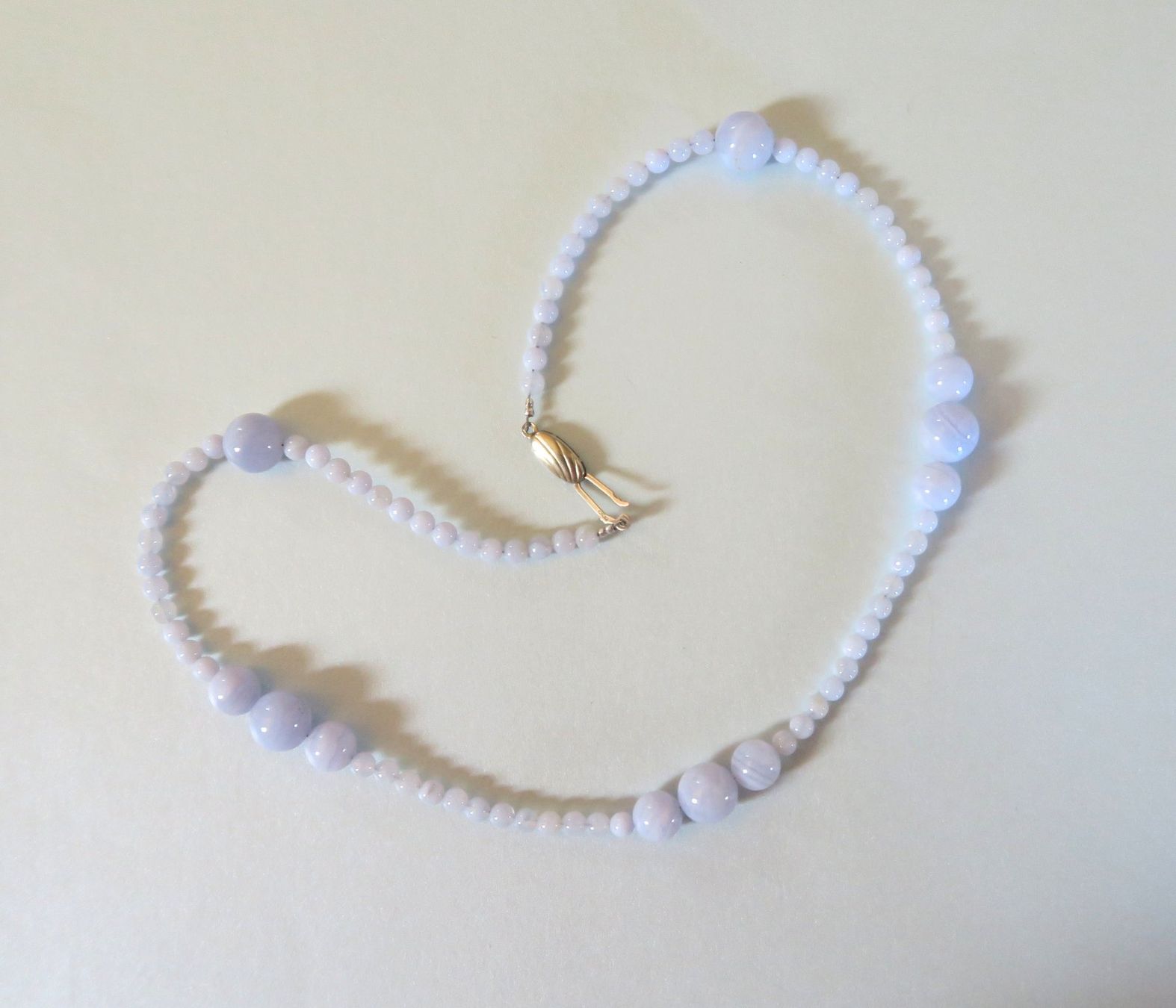 Catenine: Chalcedon Perlenkette – Usato da Brittnau venduto da marlenestone 2