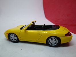 ab 5.--   Porsche 911 Carrera Cabrio - gelb von schuco !!! %