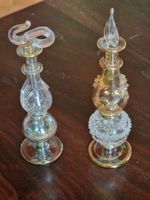 2 Orientalische Parfumflacons, Handgemacht