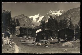 AK Stadel i.d. Lohmatte, Teilansicht gegen Fletschhorn u. La