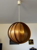 Dänische Mid Century 60er Teak Deckenlampe Hans Agne Jacobso