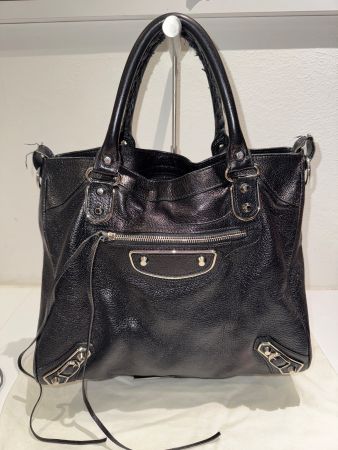 Balenciaga Velo black leather bag