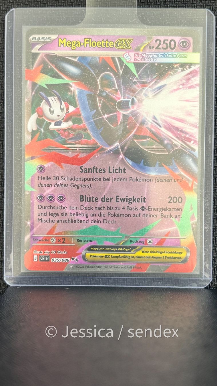 Pokémon Sammelbilder & Trading cards: Mega-Floette ex (CRI DE 035/086) – Neu (gemäss Beschreibung) aus Herisau von jes_q9mj 1