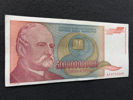 Belgrad 1993 - Jugoslawien - 500000000000 Dinara - Jovanović