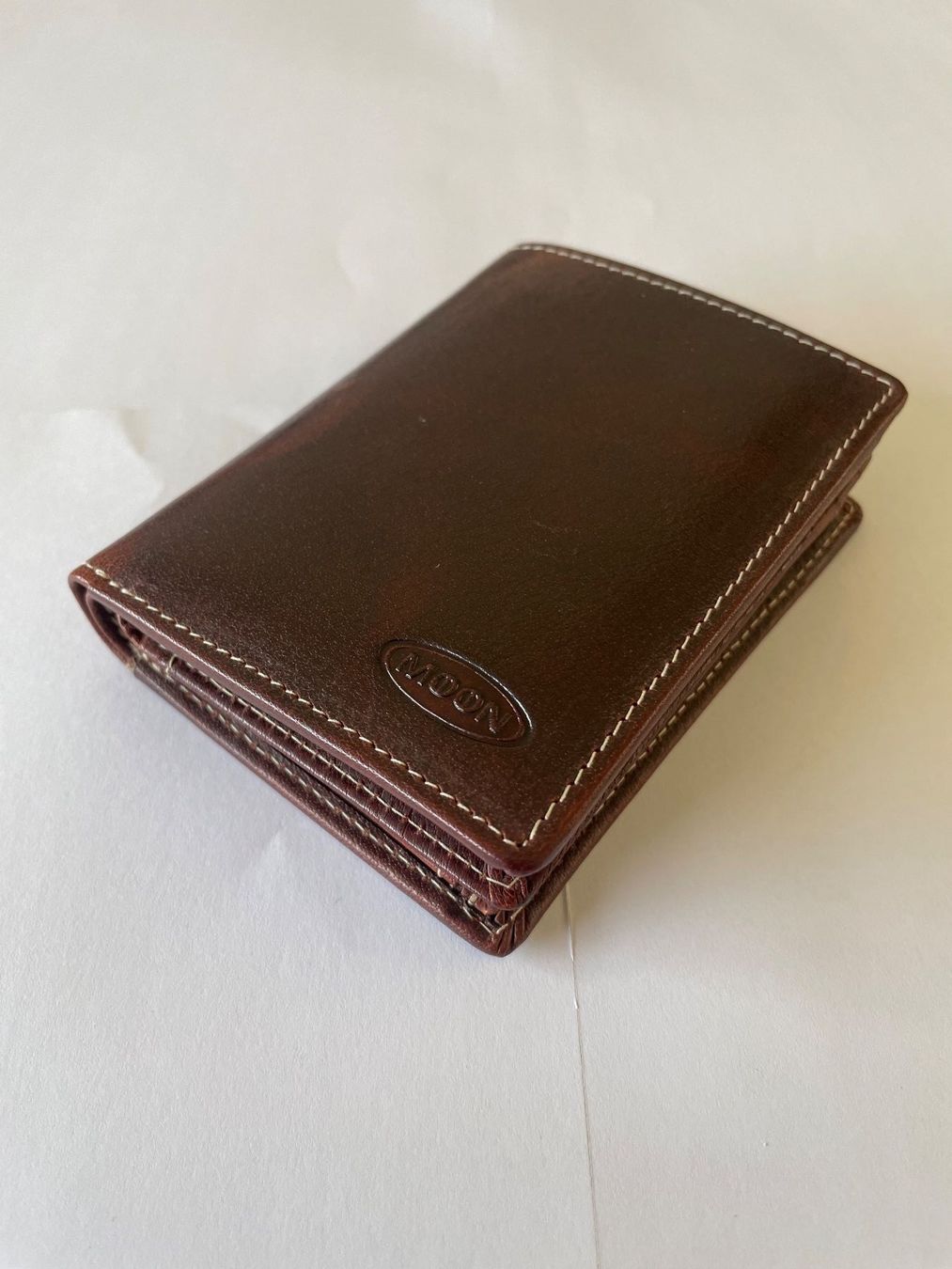 Brieftaschen: leder-portemonnaie MOON braun – Neu (gemäss Beschreibung) aus Sutz von occho