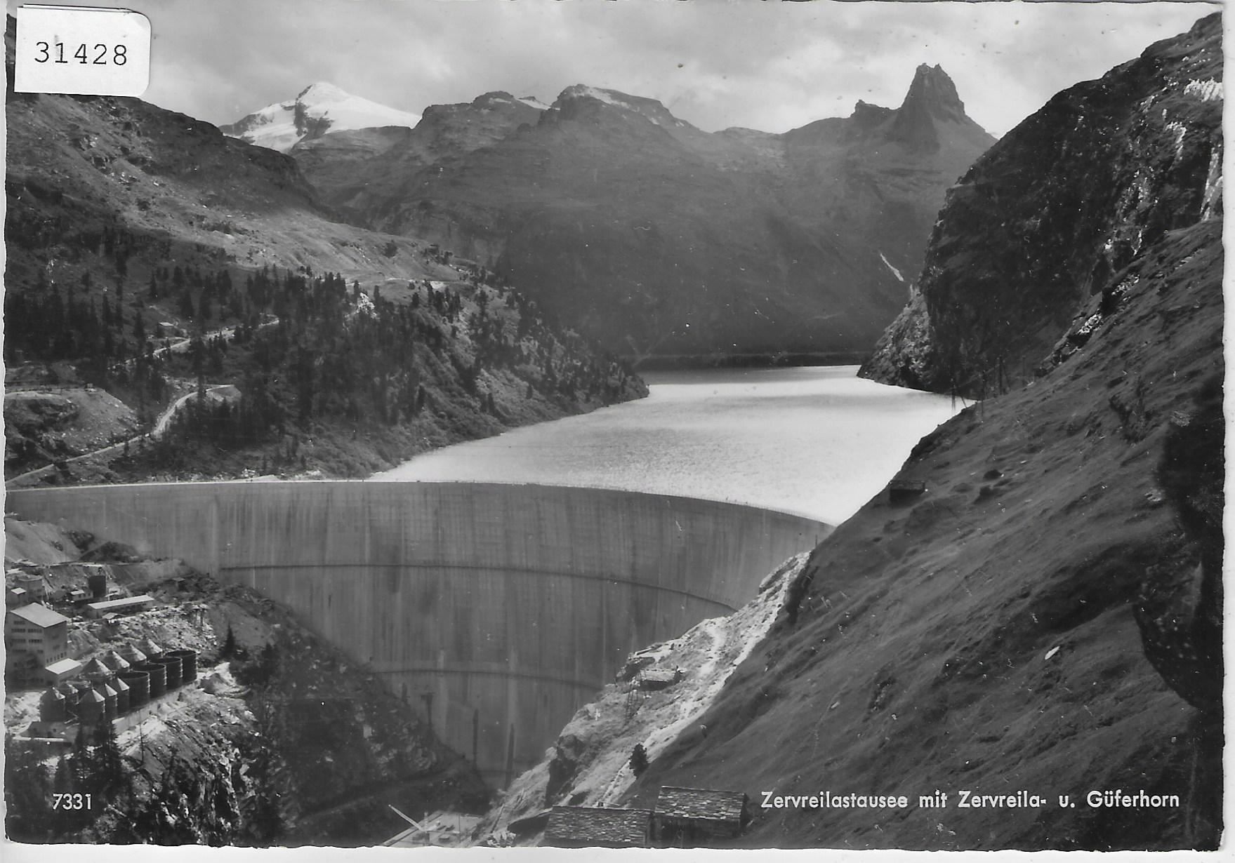 Cartoline postali: Zervreilastausee mit Zervreila- und – Usato da Ettingen venduto da Kartenplanet