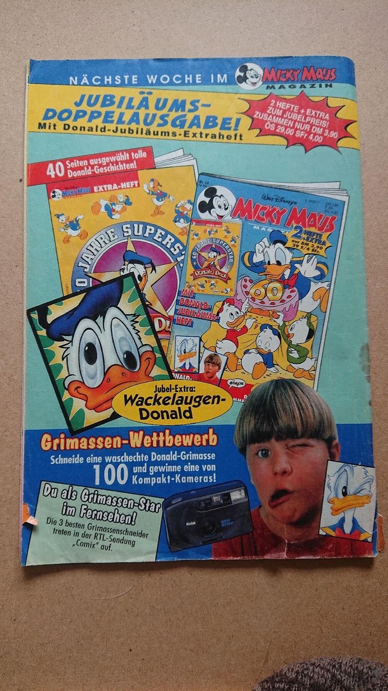 Fumetti: Micky Maus Heft Nr. 23 von 1994 mit karte – Usato da Chur venduto da FreakofRarity 1