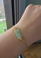 🌿✨ Le bracelet des murmures verts ✨🌿 fait main unique