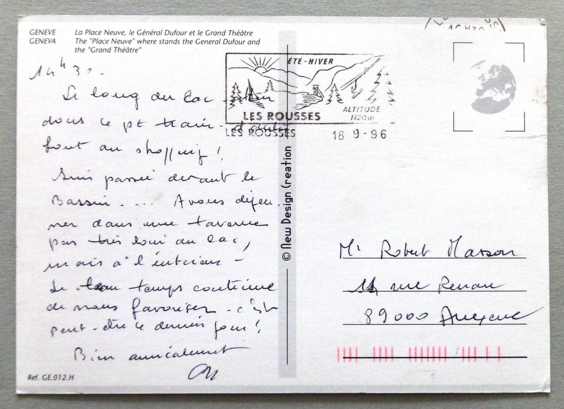 Cartes postales: Genève – Défectueux à Fétigny par Billy2miny 1
