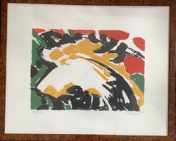 MAURICE WYCKAERT ORIGINAL LITHOGRAPHIE BELGISCHE KUNST