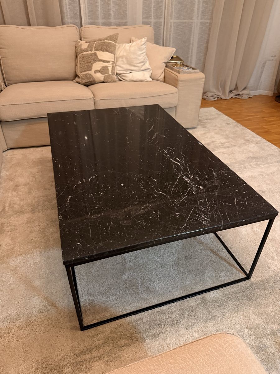 Westwing Tavoli: Schwarzer Marmor Couchtisch,120x75x40cm – Usato da Hettlingen venduto da laperi87 3
