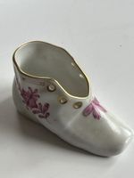 Porzellanschuh Herend Hungary Handgemalt Vintage (S32)
