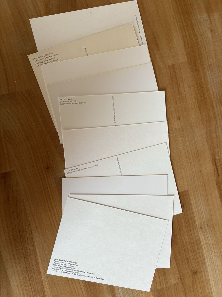 Cartoline postali: AK mit Kunst von Paul Cezanne – Usato da Rümlang venduto da Kartenpost1 1