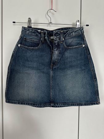 Calvin Klein Damen Jeans Rock W 26 Premium Italien Denim