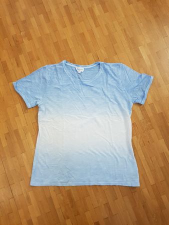 T-shirt Maison 123 Paris Tie &Die bleu/blanc taille M neuf