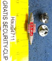 OPEL AUTO LOGO OLDI PIN GEPRÄGT mit SECURITY-CLIP VINTAGE