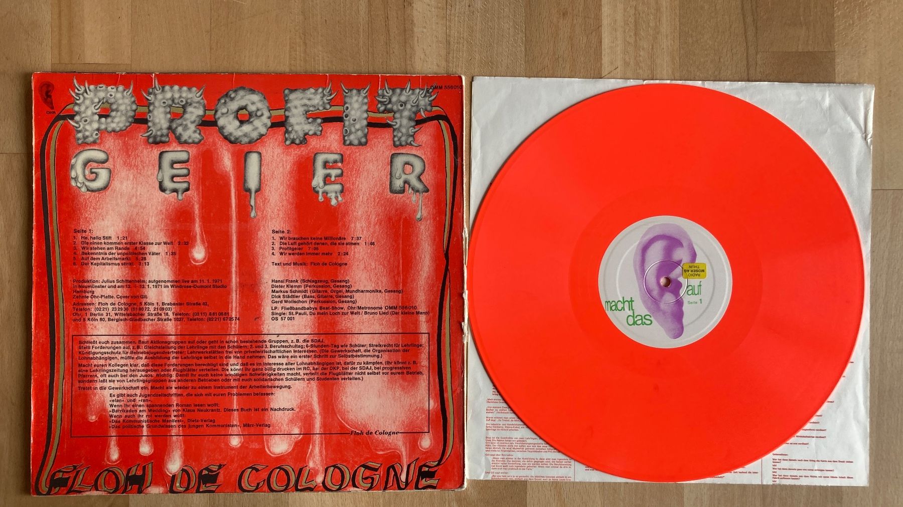 Dischi in vinile: FLOH DE COLOGNE LIVE, ROCKOPER, LP,  Rock, 1971 – Usato da Thun venduto da estrol 2