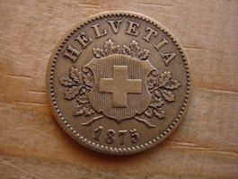 (K1) 10 Rappen 1875 VZ-
