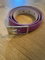 Gürtel Esprit pink Echtleder 80 cm
