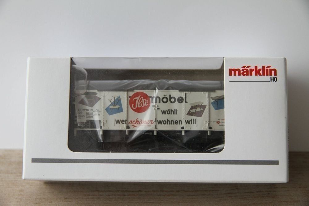 Märklin Modellini di ferrovie: Märklin , Jlse Möbel, Güterwagen, 1 : 87, Neu – Nuovo e nell'imballaggio originale da Nesselnbach venduto da ubourson 1
