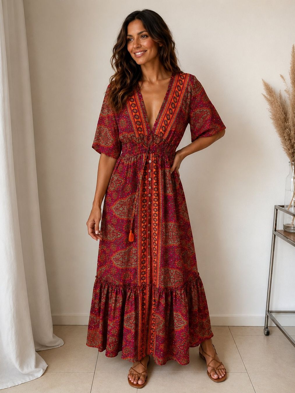 Robes: Sommerkleid Seide Grösse Onesize bis Grösse 44 – D'occasion à Kirchdorf AG par coco123