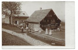 Appenzeller Bauernhaus (AI/AR) Familie - echt Foto-AK - wo ?
