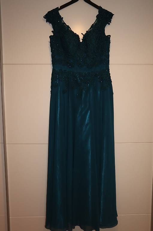 Kleider: Abendkleid petrol  – Gebraucht aus Untereggen von mic_d2tq 1