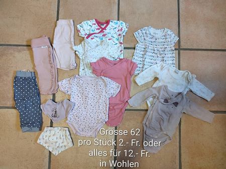 Kleiderset Grösse 62