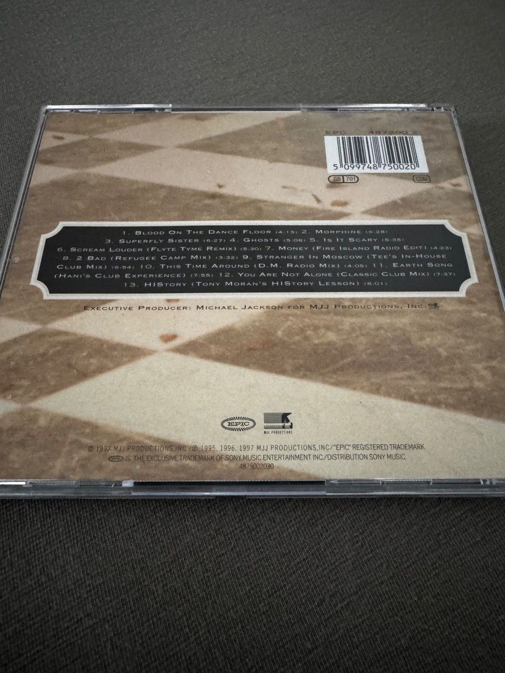 CDs: Michael Jackson - Blood on the Dancefloor – Gebraucht aus Bonstetten von Moeriger 1