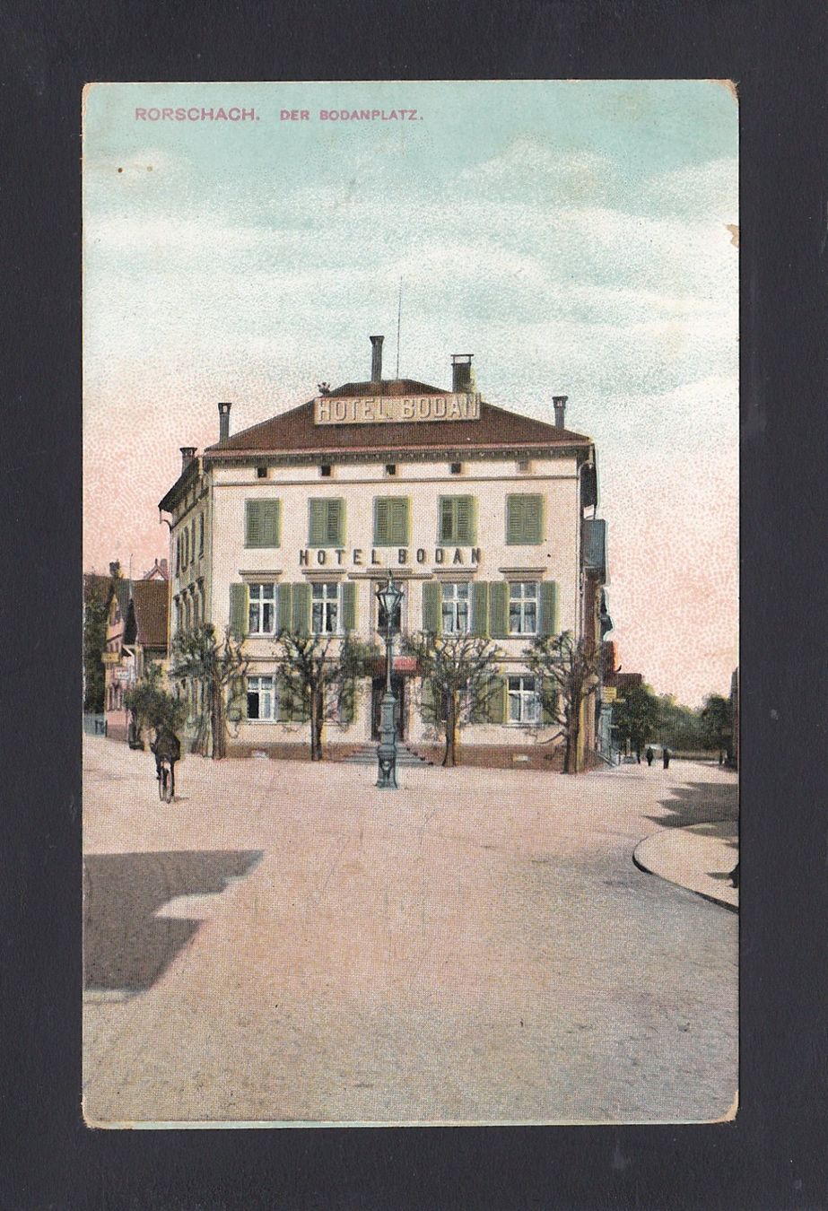 Cartoline postali: RORSCHACH - Hotel Sodan, 1923 – Usato da Reiden venduto da cinfis