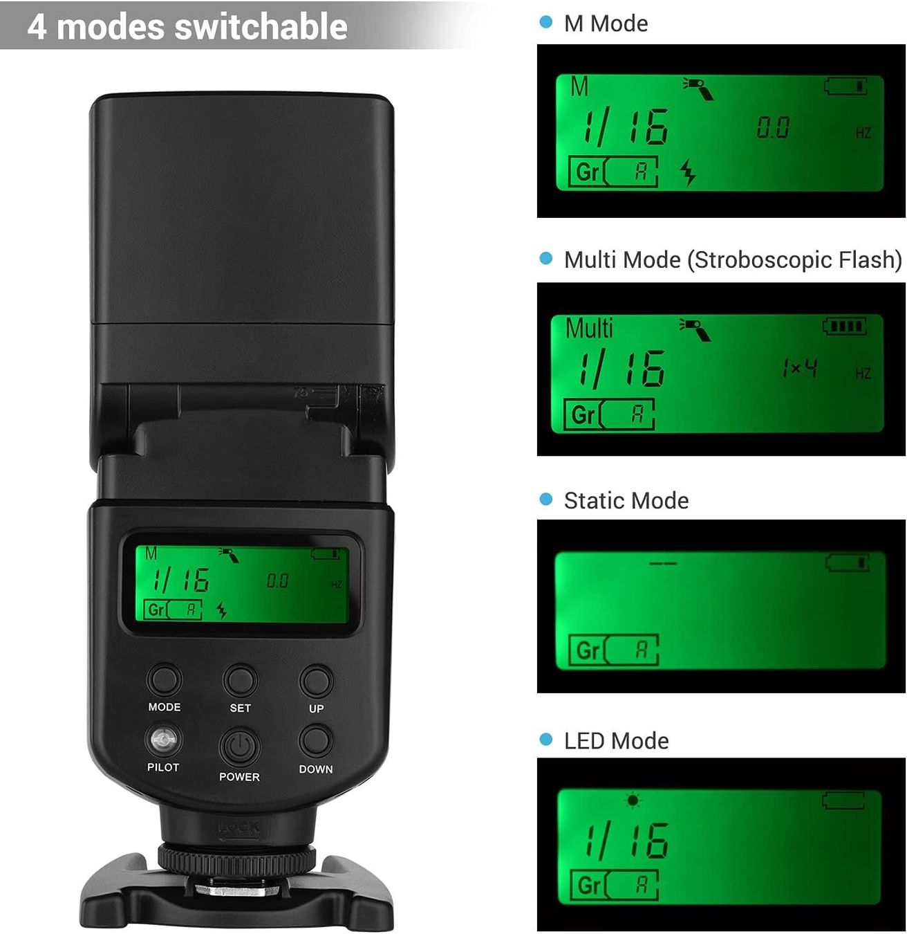 Flash: Universal Blitz Speedlite für DSLR-Kameras – Nuovo e nell'imballaggio originale da Geneve venduto da Titi2008 3