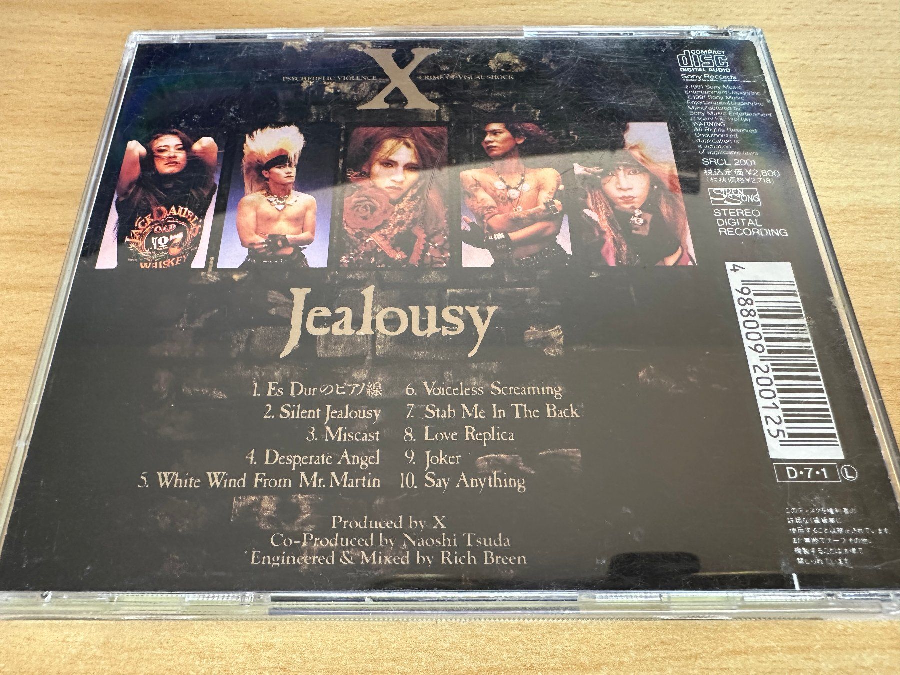 CD: X – Jealousy – Usato da Rikon im Tösstal venduto da Alpenmutz 1