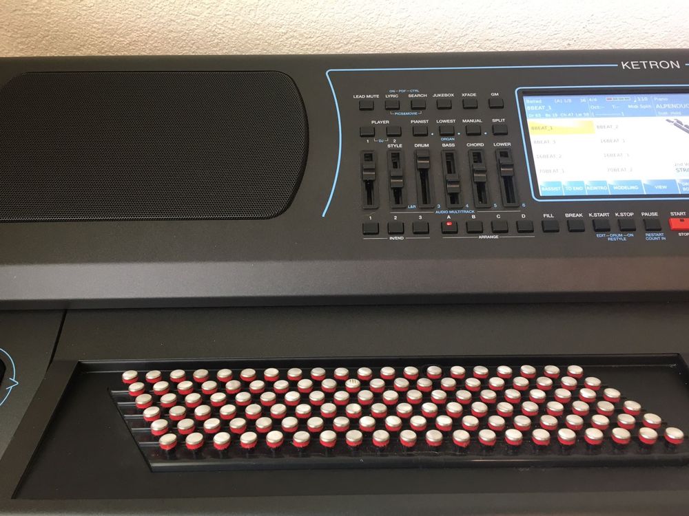 KETRON SD80 Knopfgriffkeyboard C Griff (Neu und originalverpackt) in ...