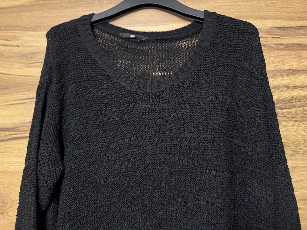 H&M Pullover & Sweatshirts: Schwarzer, leichter Strickpullover H&M Grösse L. – Gebraucht aus Adliswil von StephanieAnnina 6